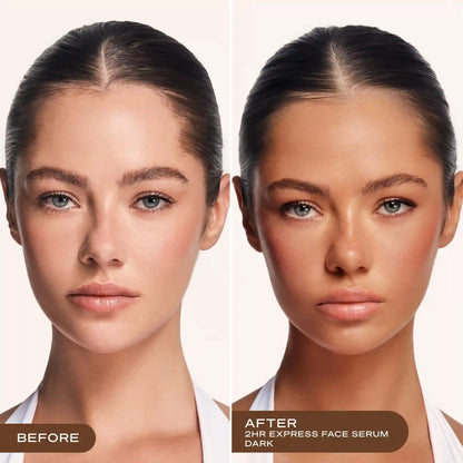 2 HR Express Face Self-Tanning Serum Dark