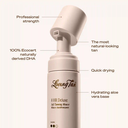 8 HR Deluxe Self-Tanning Mousse Dark