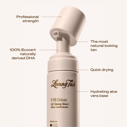 8 HR Deluxe Self-Tanning Mousse Medium