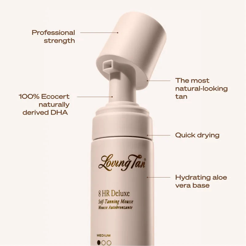 8 HR Deluxe Self-Tanning Mousse Medium