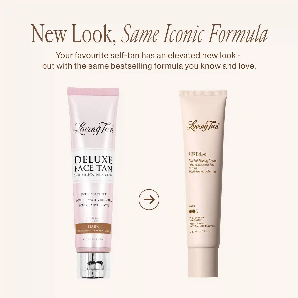 8 HR Deluxe Face Self-Tanning Cream Dark