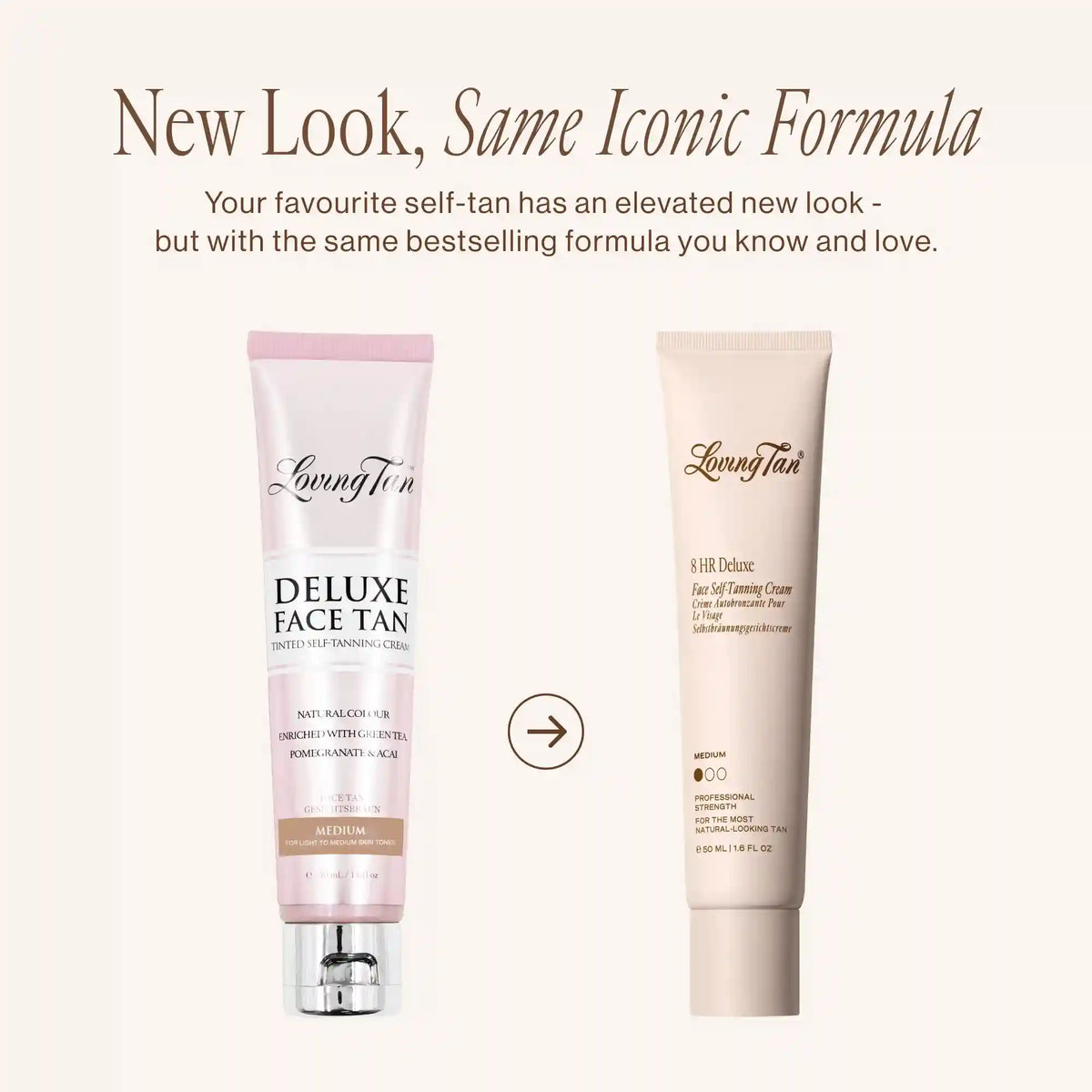 8 HR Deluxe Face Self-Tanning Cream Medium